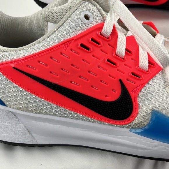 Nike Kyrie Low 2 White Blue Hero Men's Sneakers NEW CUSTOM INSOLES - Picture 3 of 13